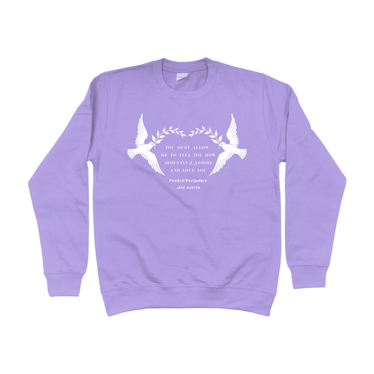 Reverie Pride and Prejudice Sweatshirt | Romantic Bookish Crewneck