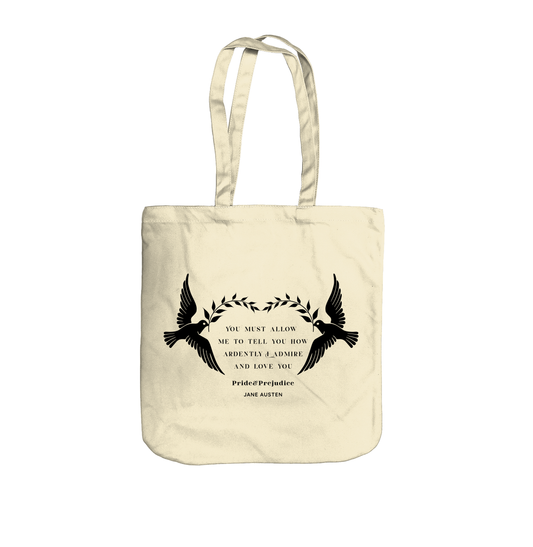 Reverie Pride and Prejudice Tote Bag | Romantic Bookish Tote Bag