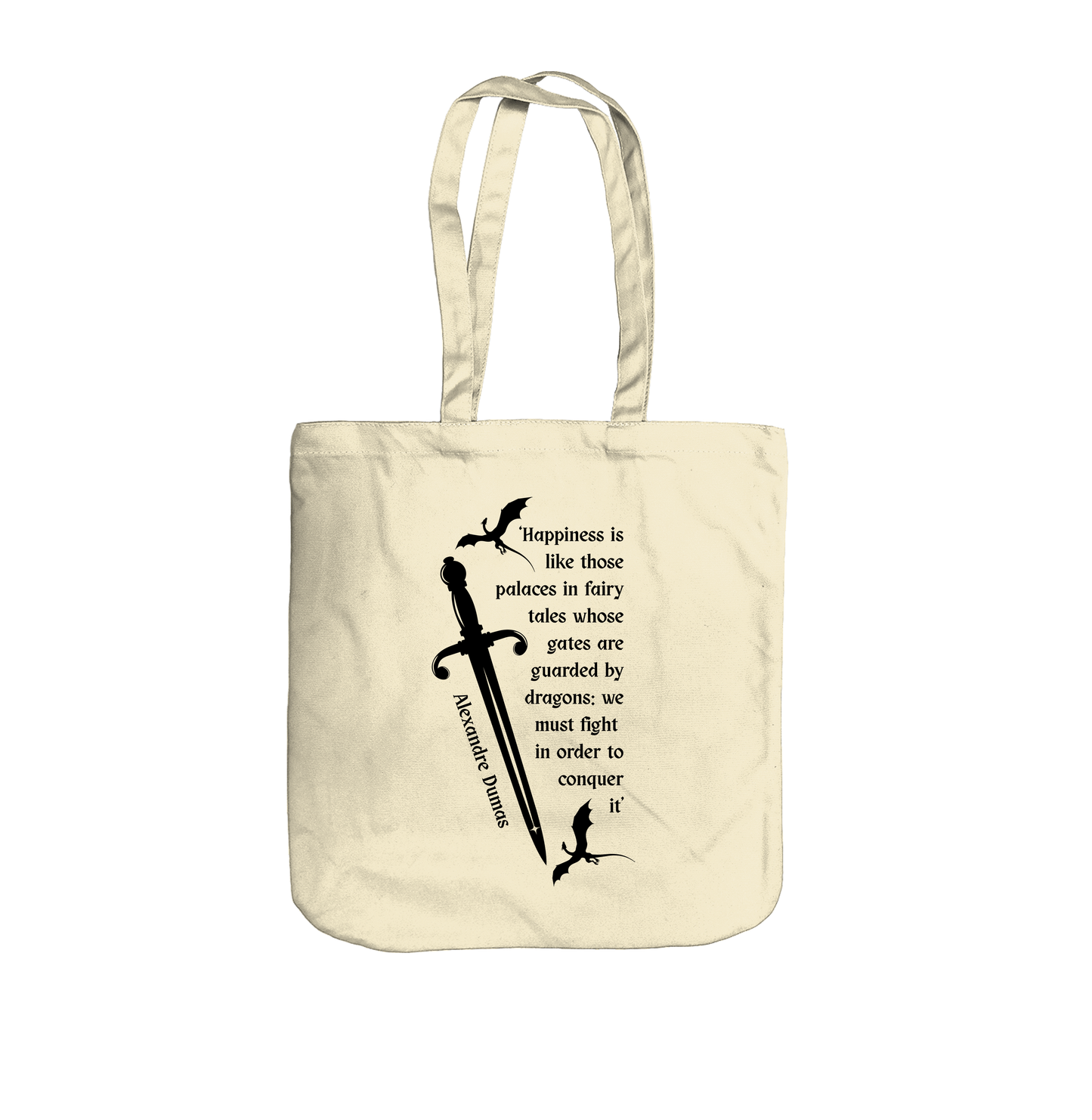 Ember The Count of Monte Cristo Tote Bag | Fantasy Bookish Tote Bag